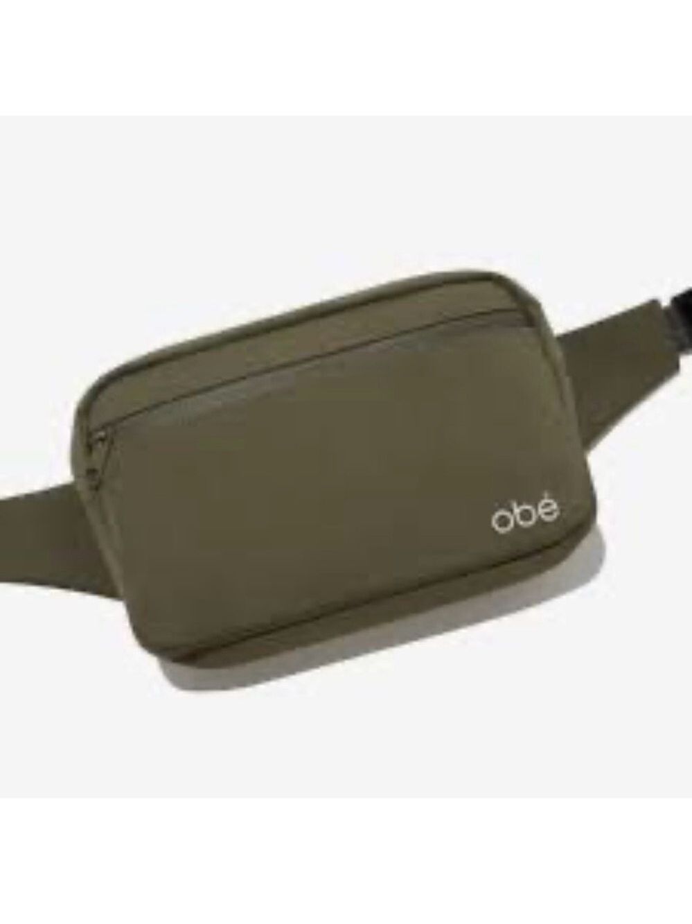 NEW Obé Fitness Multi-Pocket Accessory Bag / Workout Pouch – Olive Green ⭐